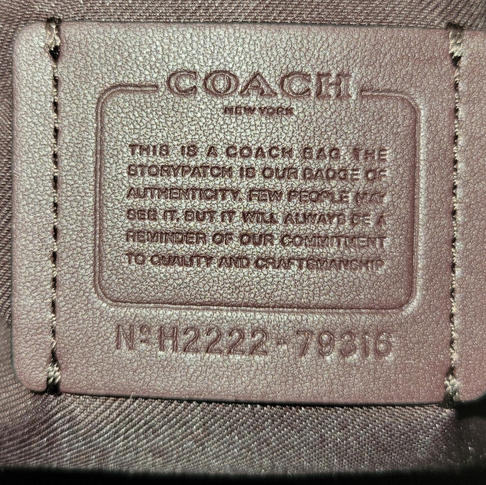 NWT Coach Elise Satchel Women's Crossbody Bag - Black - Picture 6 of 8